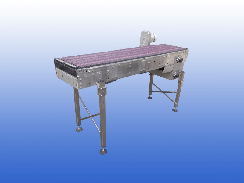 Transportband gebruikt 50 cm RVS