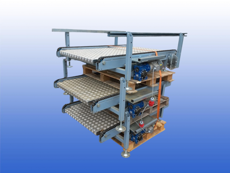 ketting transporteur pallet