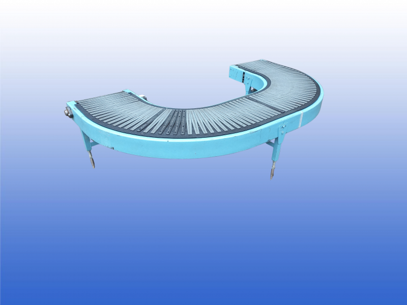 Lamellen bandbocht 180 graden met diameter van 2,35 meter