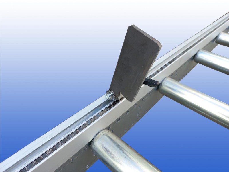 Lengteaanslag zaagtafel rollenbaan - 3 meter 