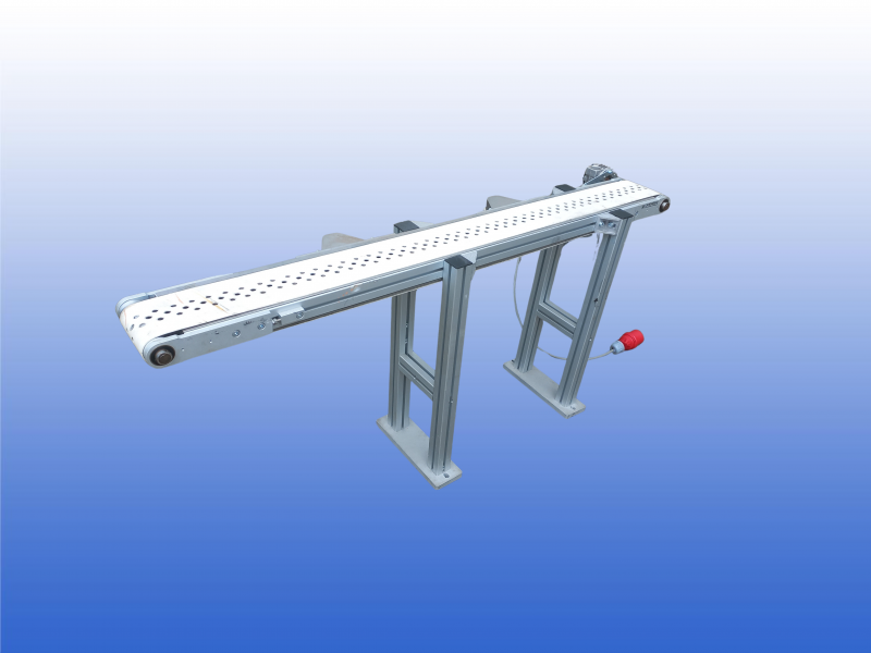 Operber transportband 1,4 meter met 120 mm band en geïntegreerde koeloptie via luchtinlaat