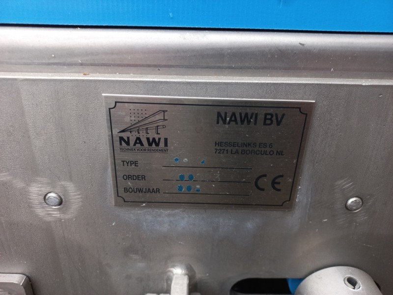 RVS aangedreven kettingtransporteur van het merk NAMI