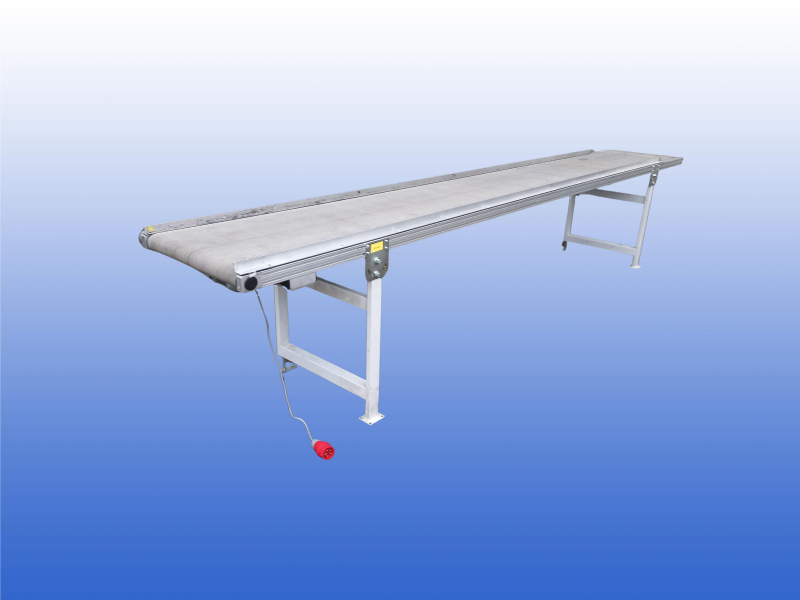 Schuma transportband van 4,55 meter met 60 cm bandbreedte en verstelbaar onderstel