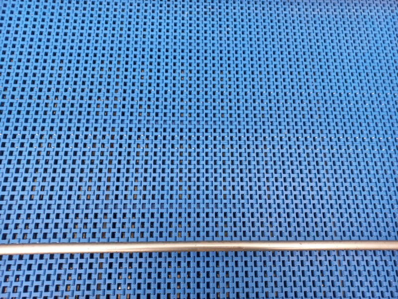 Transportband 5 meter met 540 mm band en verstelbare ondersteuningen op wielen