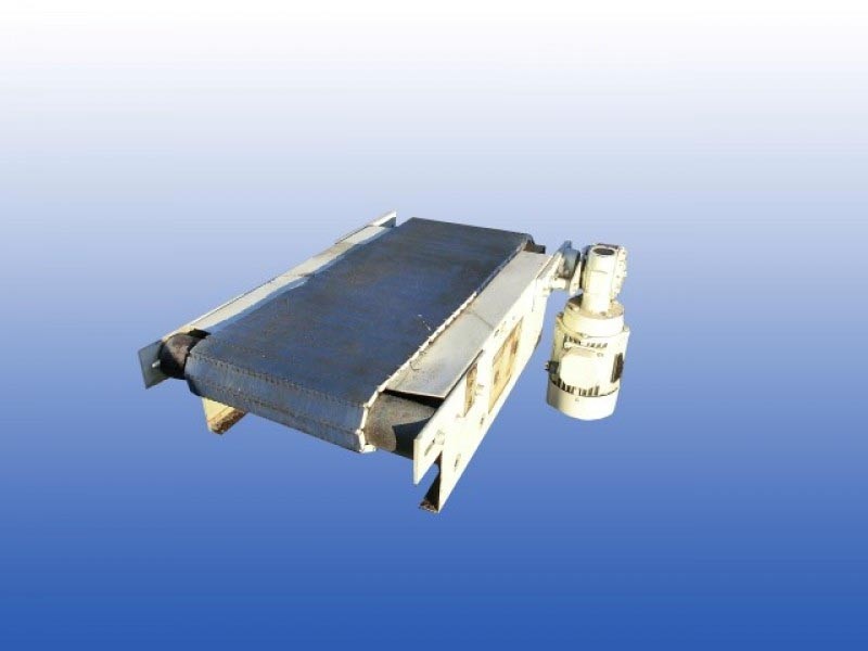 Gebruikte transportband 25 cm breed 70 cm lang met PVC schakelband