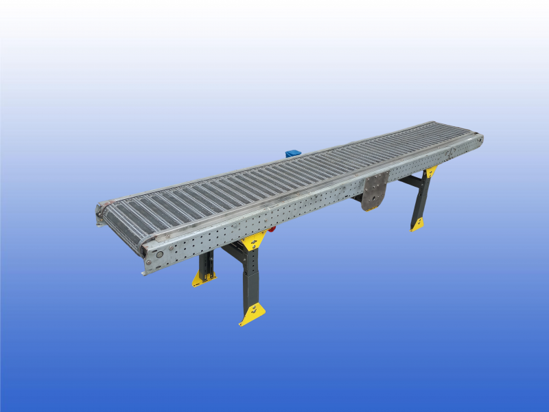 Gebruikte transportband 36 cm breed 3 meter lang met extra grip strips