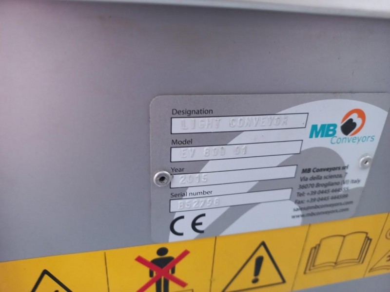 Opvoerband MB conveyors