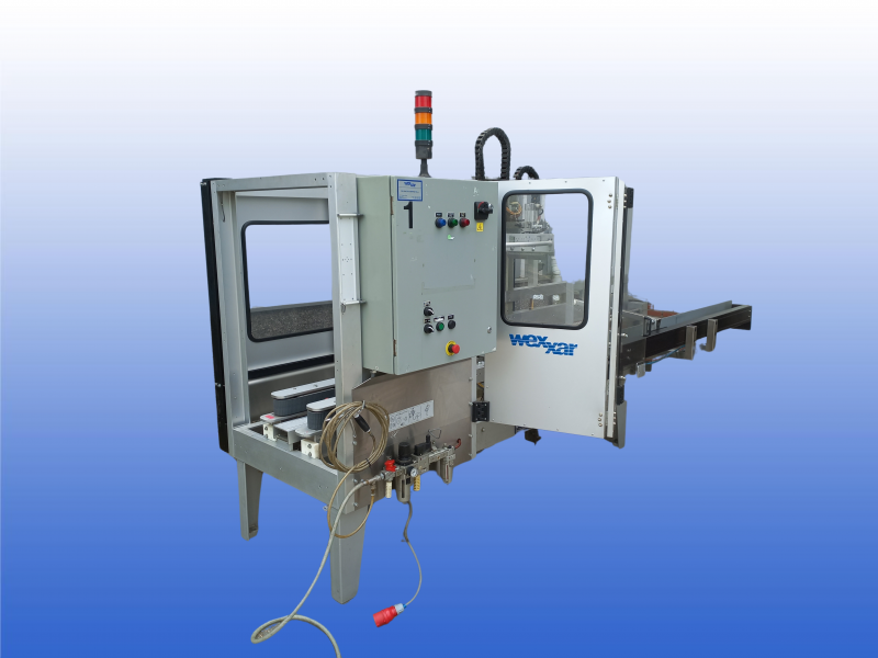 Wexxar WF2T dozenvouw machine 123rollenbaan.nl, Tape Bottom Case Erector 6' Magazine