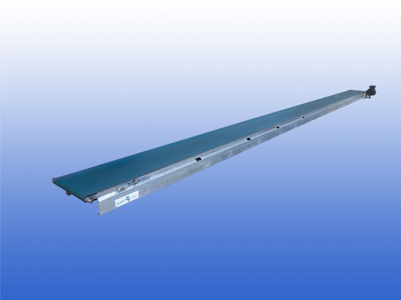 ebruikte Willburg transportband 25 cm breed 5,2 meter lang met PVC band
